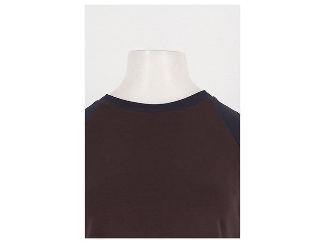Pull Cos en coton marron à manches longues - vue 5