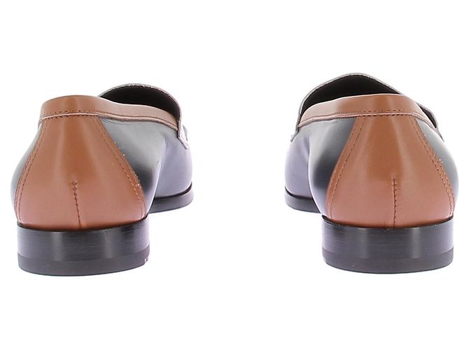 Mocassini Pierre Hardy in pelle tricolore neri - vista 5