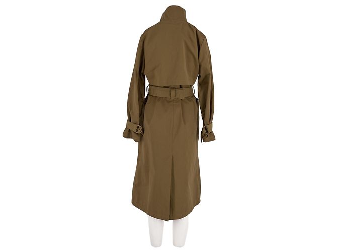 SéZane Baumwollmantel in Khaki - Ansicht 2
