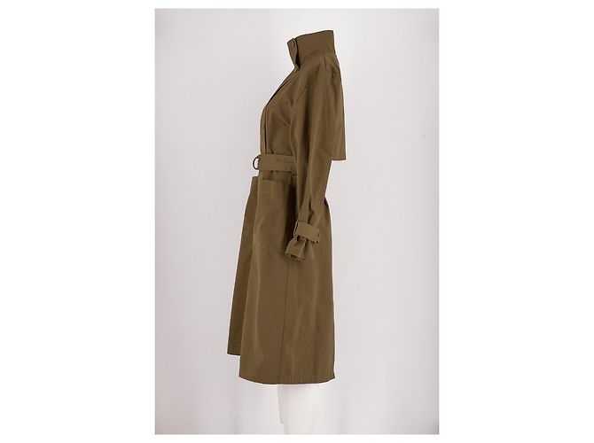 SéZane Baumwollmantel in Khaki - Ansicht 3