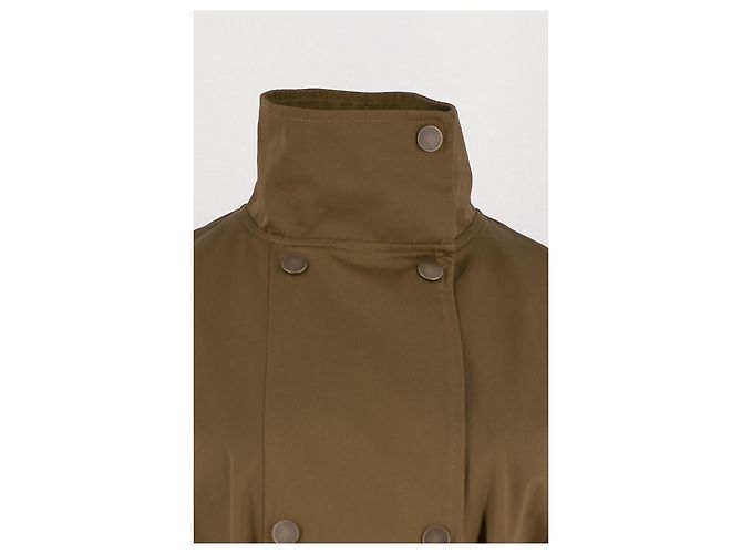 SéZane Baumwollmantel in Khaki - Ansicht 5