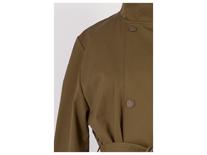 SéZane Baumwollmantel in Khaki - Ansicht 6