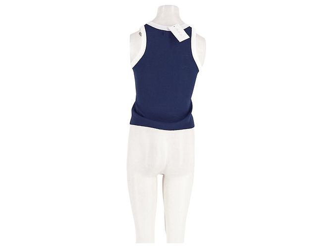 Autre Marque Ärmelloses KILKY Top mit geradem Schnitt in Marineblau - Ansicht 2