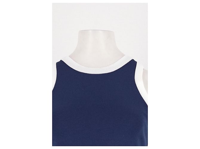 Autre Marque Ärmelloses KILKY Top mit geradem Schnitt in Marineblau - Ansicht 5