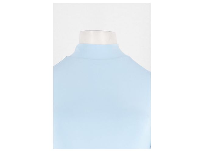 Autre Marque Abito midi azzurro MESHKI con collo alto e maniche lunghe - vista 5
