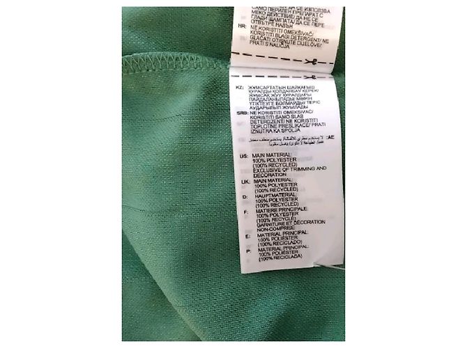 Camiseta Adidas verde con cuello polo - vista 8