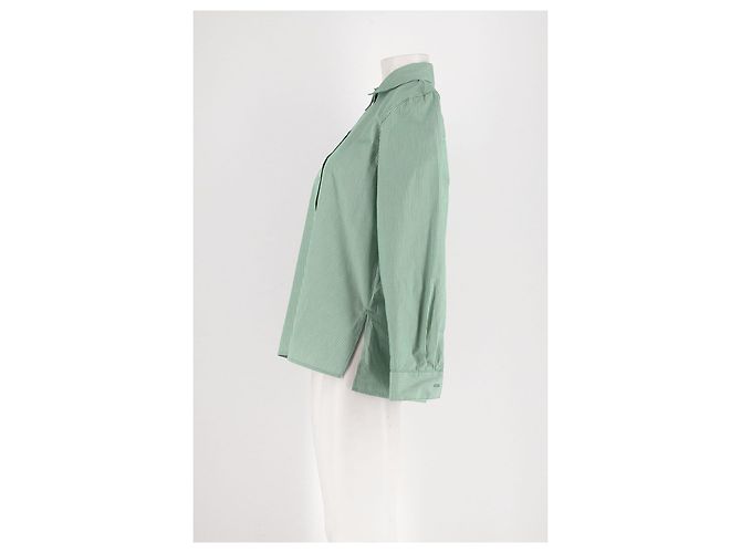 Balzac Paris Camicia in cotone verde - vista 3