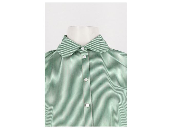 Balzac Paris Camicia in cotone verde - vista 5