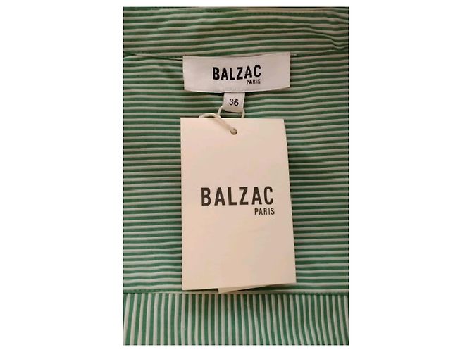 Balzac Paris Camicia in cotone verde - vista 7