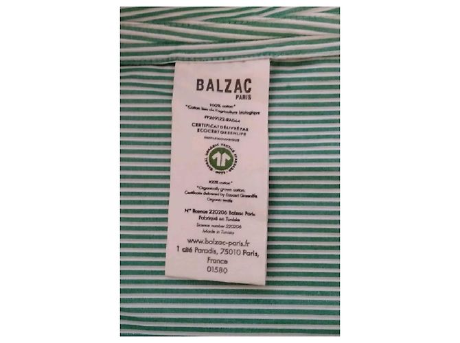 Balzac Paris Camicia in cotone verde - vista 8