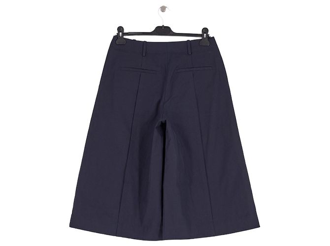 Cos Pantalones cortos de algodón azul marino - vista 2