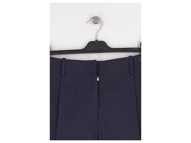 Cos Pantalones cortos de algodón azul marino - vista 3