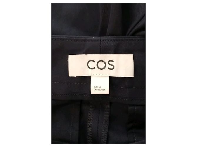 Cos Pantalones cortos de algodón azul marino - vista 5