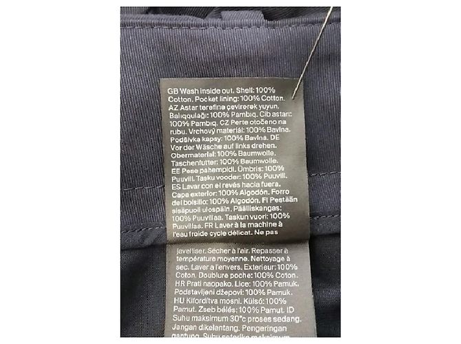 Cos Pantalones cortos de algodón azul marino - vista 6