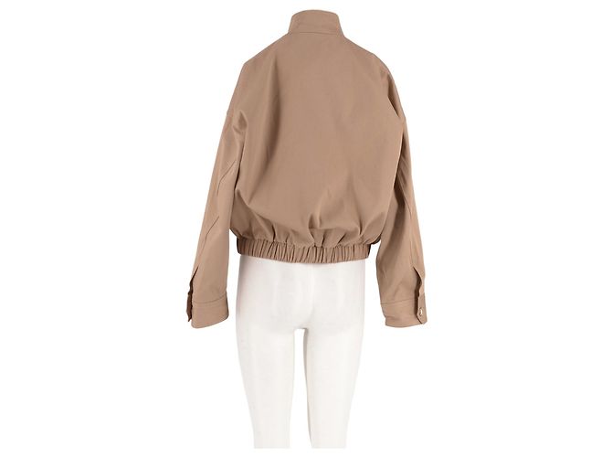 Chaqueta corta Maje beige de viscosa - vista 2