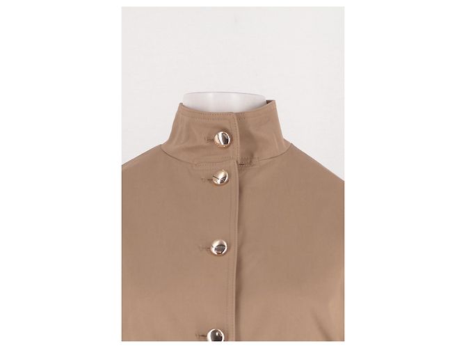 Chaqueta corta Maje beige de viscosa - vista 5