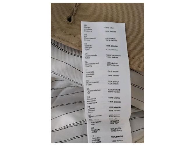Chaqueta corta Maje beige de viscosa - vista 8