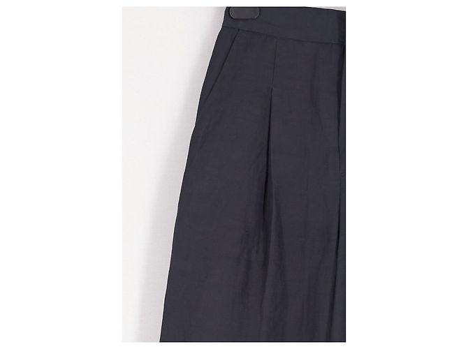 Soeur Leinenhose schwarz weit geschnitten - Ansicht 4