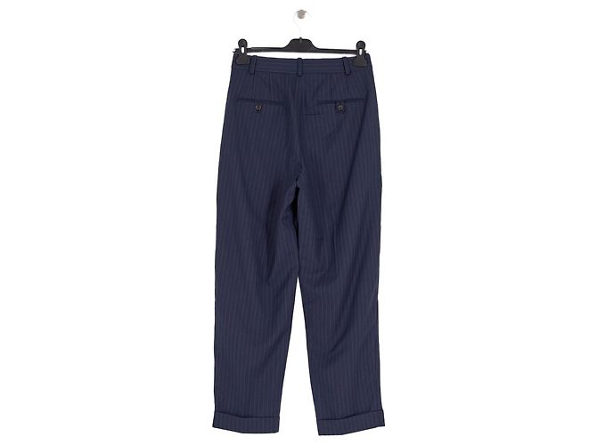 Ralph Lauren Wollhose in Marineblau - Ansicht 2
