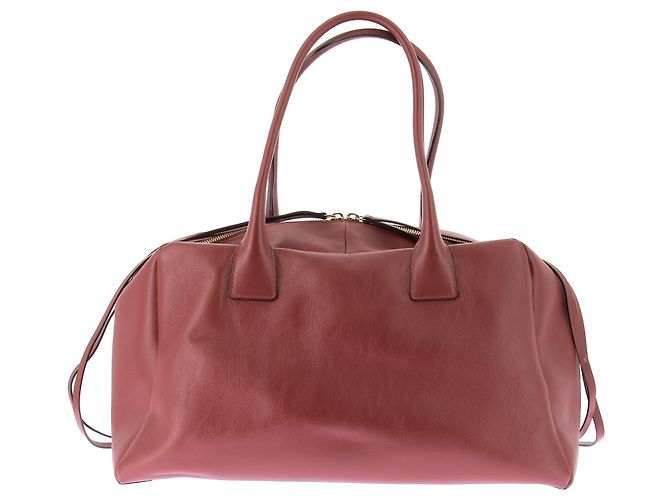 Autre Marque Borsa Bowling FRENZLAUER in pelle bordeaux - vista 3