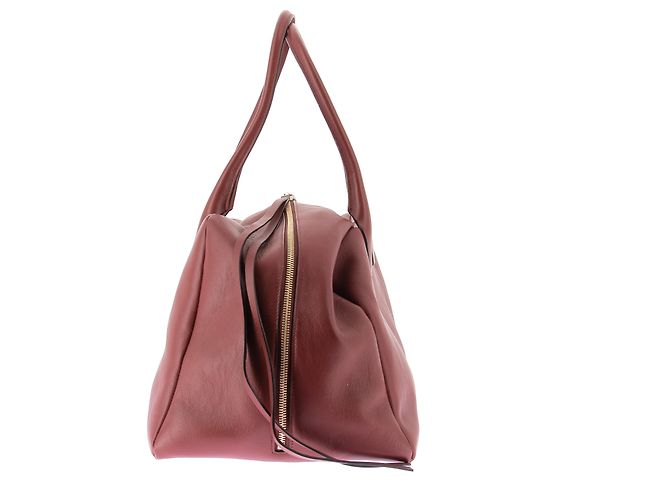 Autre Marque Borsa Bowling FRENZLAUER in pelle bordeaux - vista 5