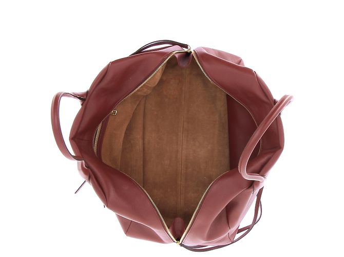 Autre Marque Borsa Bowling FRENZLAUER in pelle bordeaux - vista 7