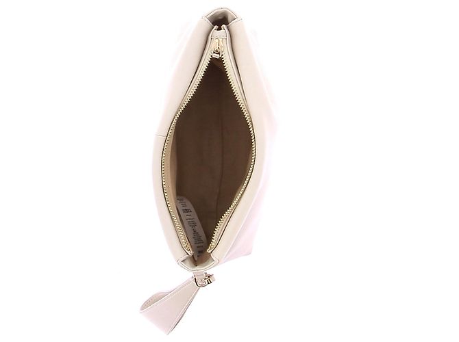 Clutch Whistles in pelle bianca - vista 4