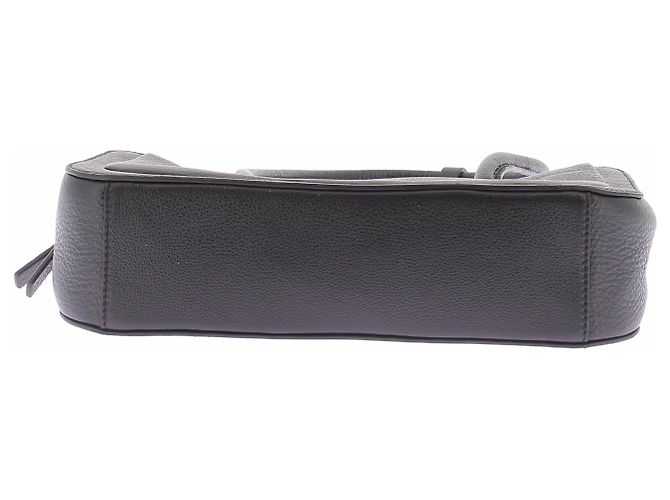 Autre Marque Schwarze Lederhandtasche - Ansicht 3