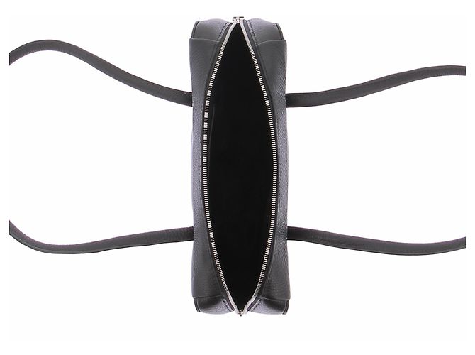Autre Marque Schwarze Lederhandtasche - Ansicht 4
