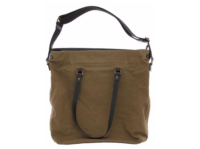 Burberry Reisetasche aus khaki-farbenem Stoff - Ansicht 2