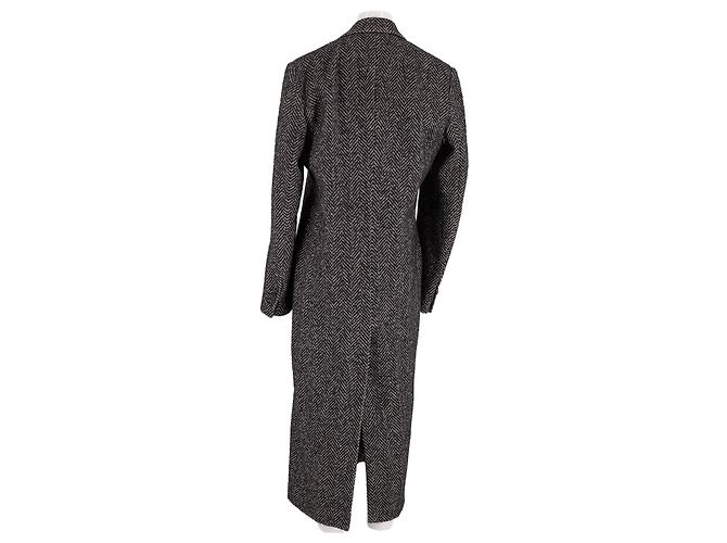 Maison Martin Margiela Abrigo de lana gris - vista 2