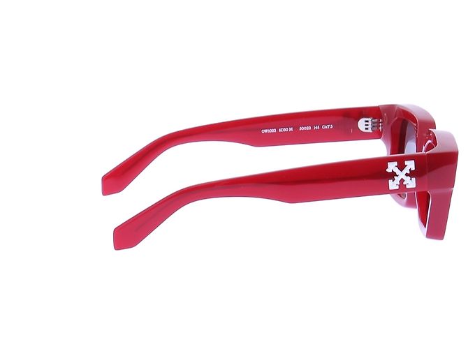 Off White Solaires rectangulaires bordeaux - view 4