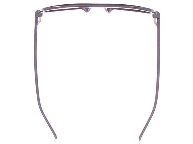 Autre Marque Óculos de sol pretos com lentes castanhas - vista 6