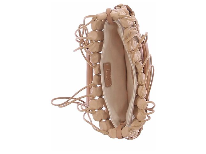 Sac Polène Solé en cuir beige - vue 4