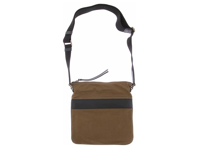 Burberry Handtasche aus Khaki Canvas - Ansicht 2