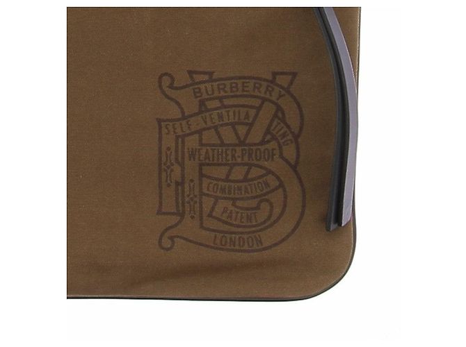 Burberry Handtasche aus Khaki Canvas - Ansicht 5