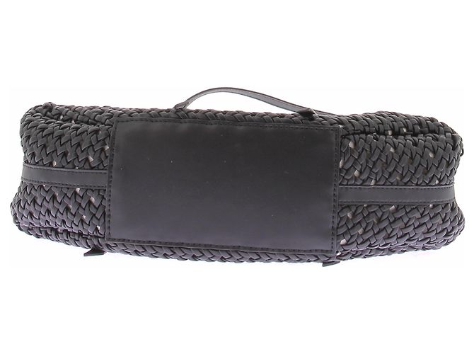 Autre Marque Geflochtene Shopper-Tasche "Calla" schwarz - Ansicht 6