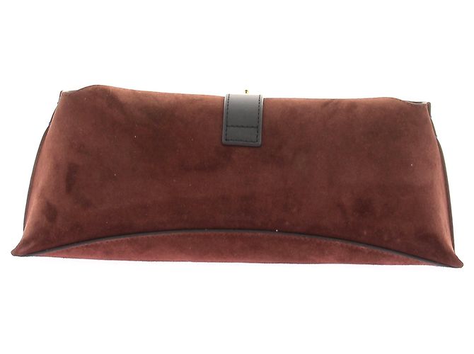 Paul Smith Bolso Bandolera de ante marrón - vista 3