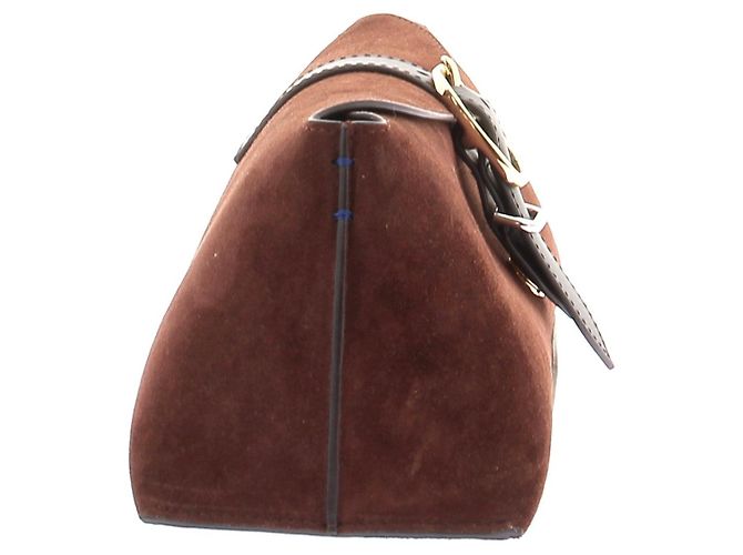 Paul Smith Bolso Bandolera de ante marrón - vista 4