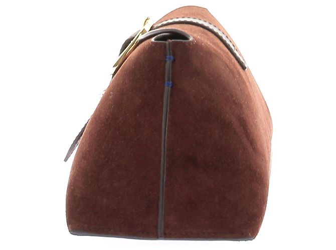 Paul Smith Bolso Bandolera de ante marrón - vista 5