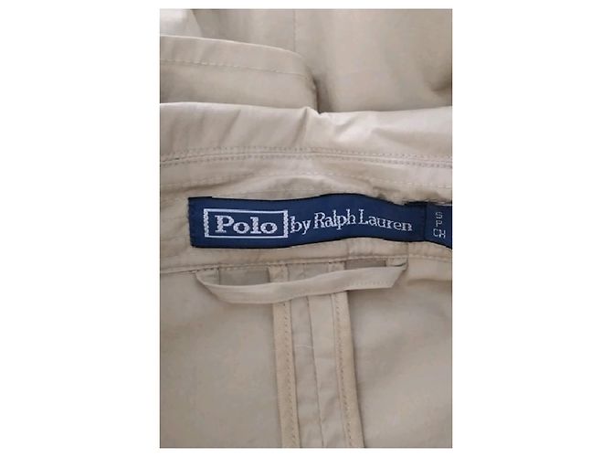 Ralph Lauren Trench in cotone beige - vista 7