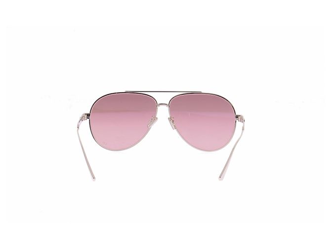 Dior Occhiali da sole dorati e rosa - vista 3