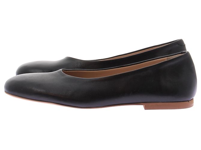 Whistles Schwarze Leder-Ballerinas - Ansicht 2