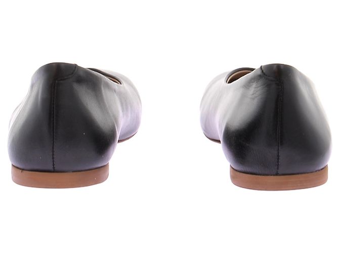 Whistles Schwarze Leder-Ballerinas - Ansicht 4