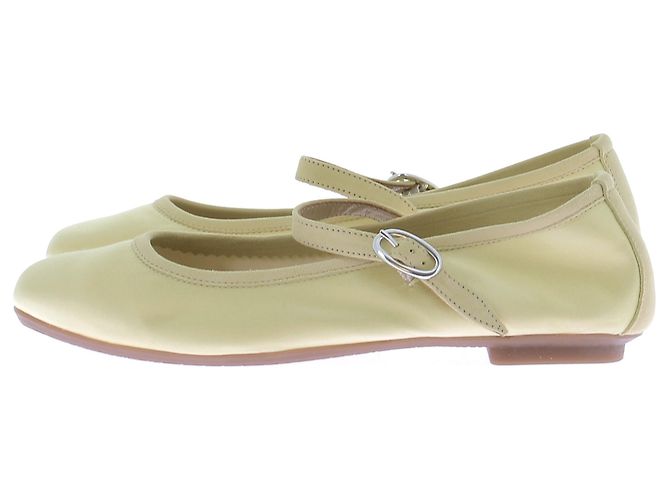 Autre Marque Zapatos Babies Honor en cuero amarillo - vista 2