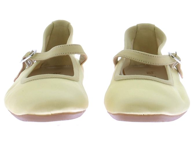 Autre Marque Zapatos Babies Honor en cuero amarillo - vista 3