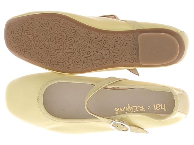 Autre Marque Zapatos Babies Honor en cuero amarillo - vista 5