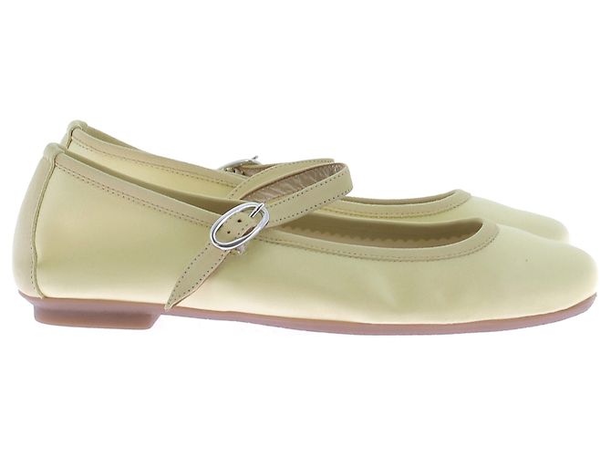 Autre Marque Zapatos Babies Honor en cuero amarillo - vista 6