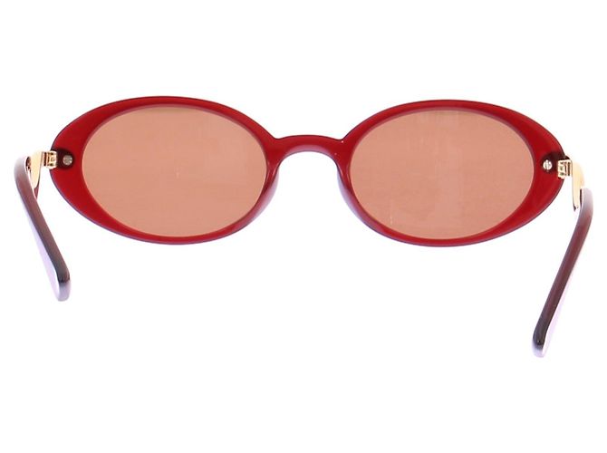 Jimmy fairly Gafas de sol burdeos y doradas - vista 3