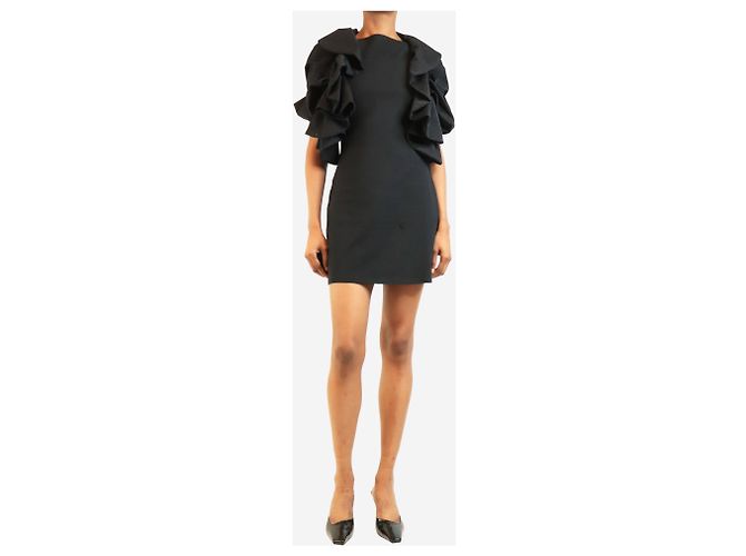 Comme Des Garcons Schwarzes Volant-Bolero SS23 - Größe S - Ansicht 3